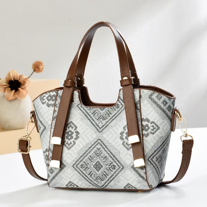Nuovo modello Borsa a cuscino Boston a tracolla da donna con ricamo jacquard- Borse di lusso da donna