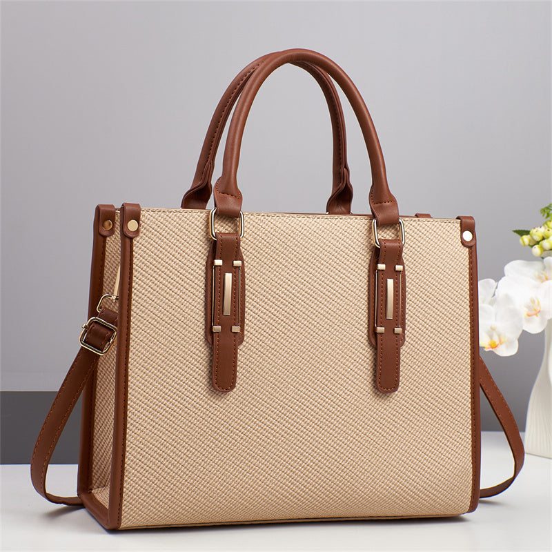 Squisita borsa di lusso firmata - Borsa a tracolla da donna in pelle di alta qualità con fodera in nylon e chiusura a catena, elegante e alla moda.