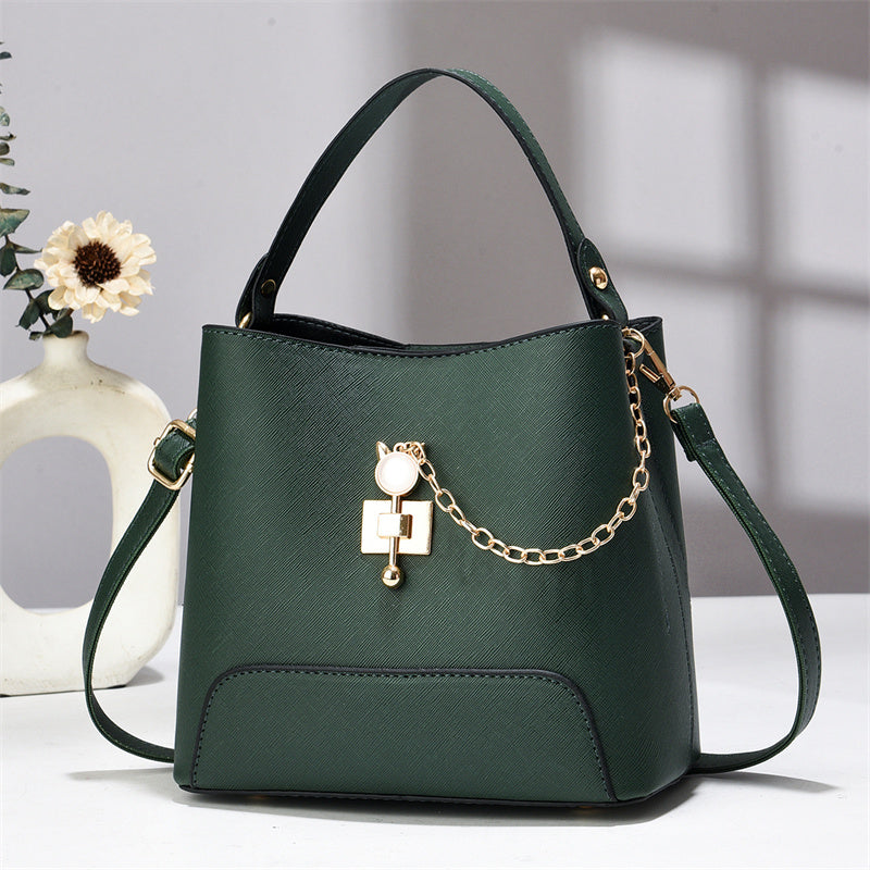 Elegante borsa a tracolla da donna in pelle alla moda