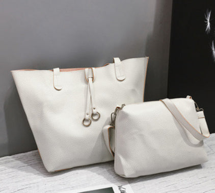 Set di due pezzi con borsa a tracolla da donna con nastro alla moda