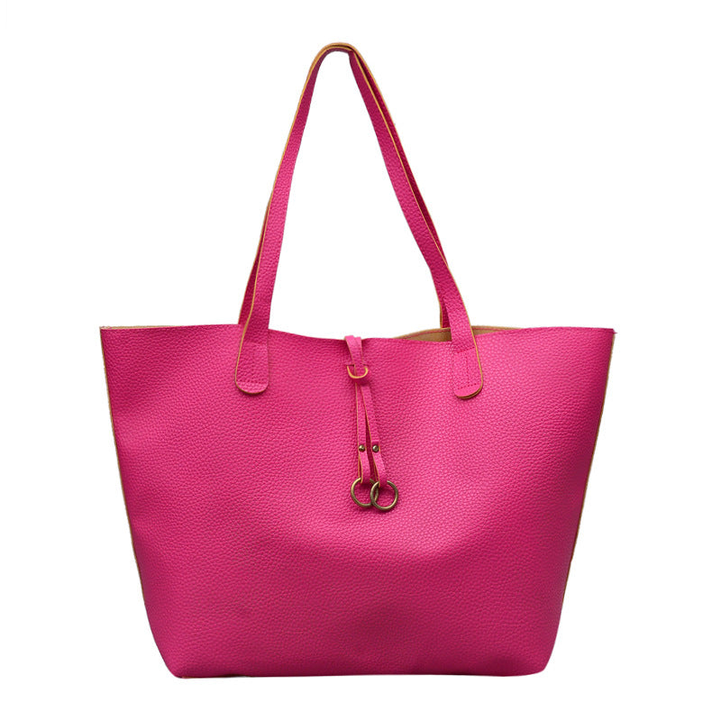 Set di due pezzi con borsa a tracolla da donna con nastro alla moda