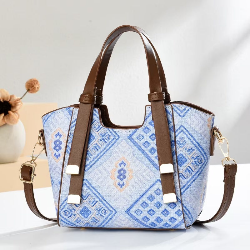 Nuovo modello Borsa a cuscino Boston a tracolla da donna con ricamo jacquard- Borse di lusso da donna