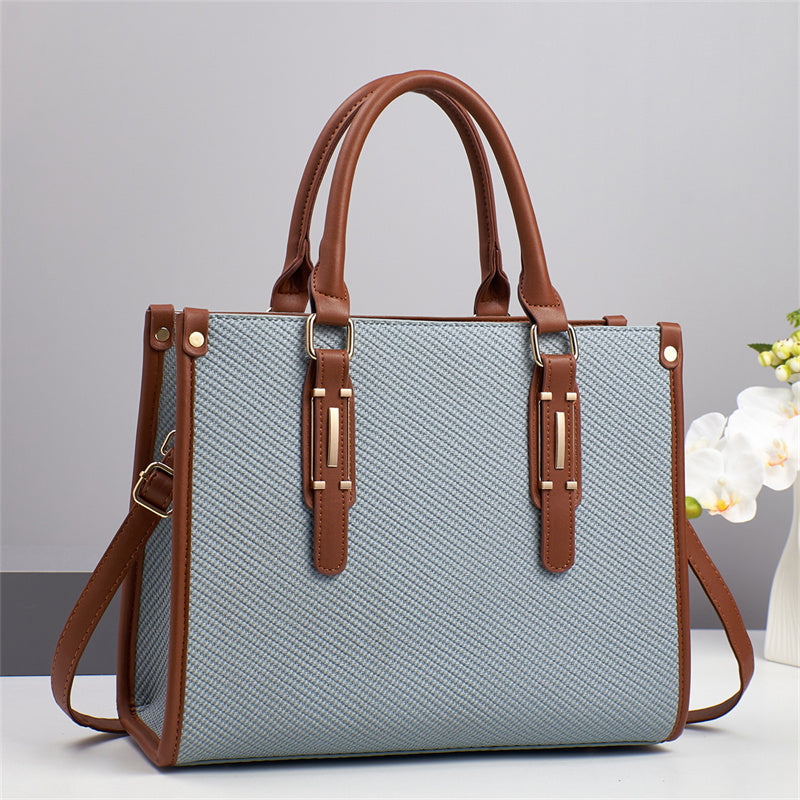 Squisita borsa di lusso firmata - Borsa a tracolla da donna in pelle di alta qualità con fodera in nylon e chiusura a catena, elegante e alla moda.