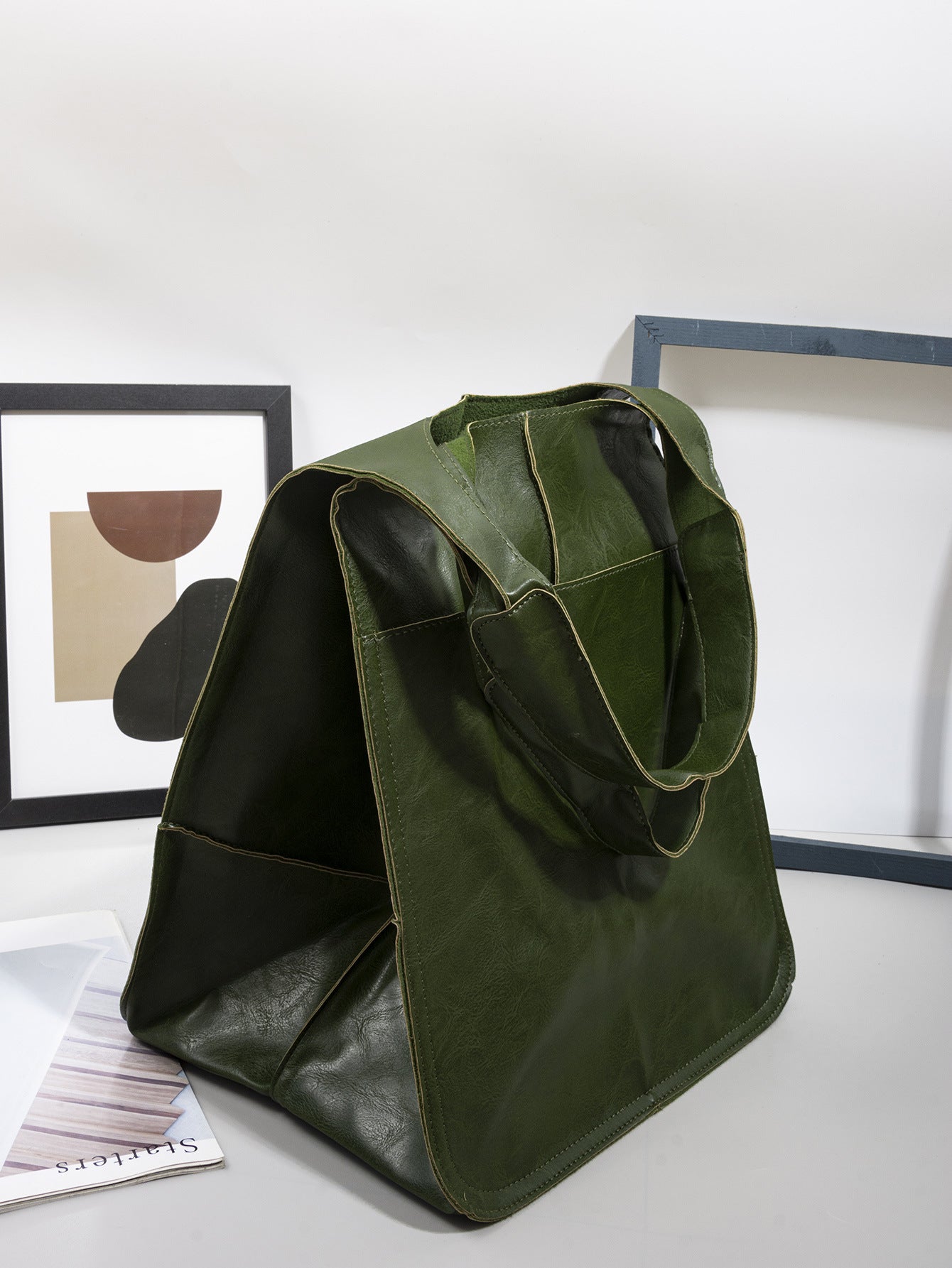 Borse vintage di grande capacità in morbida pelle PU, borsa grande di lusso firmata da donna, borsa a tracolla da spiaggia per le vacanze