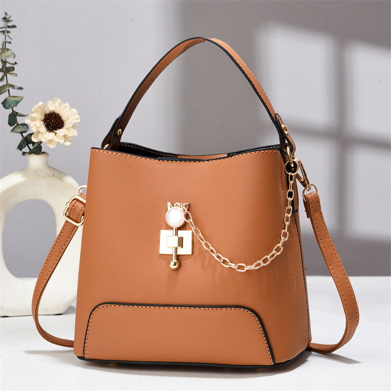 Elegante borsa a tracolla da donna in pelle alla moda