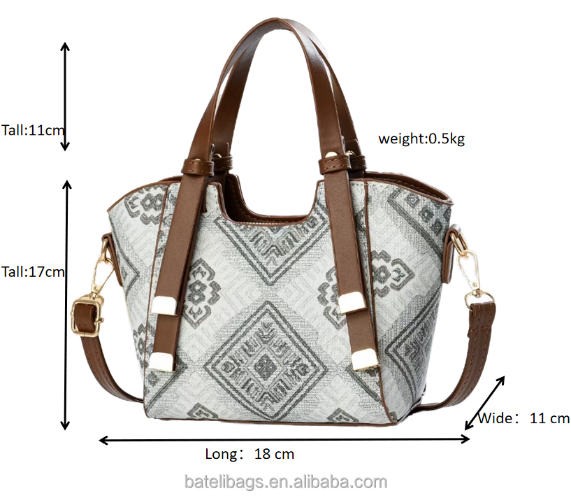 Nuovo modello Borsa a cuscino Boston a tracolla da donna con ricamo jacquard- Borse di lusso da donna