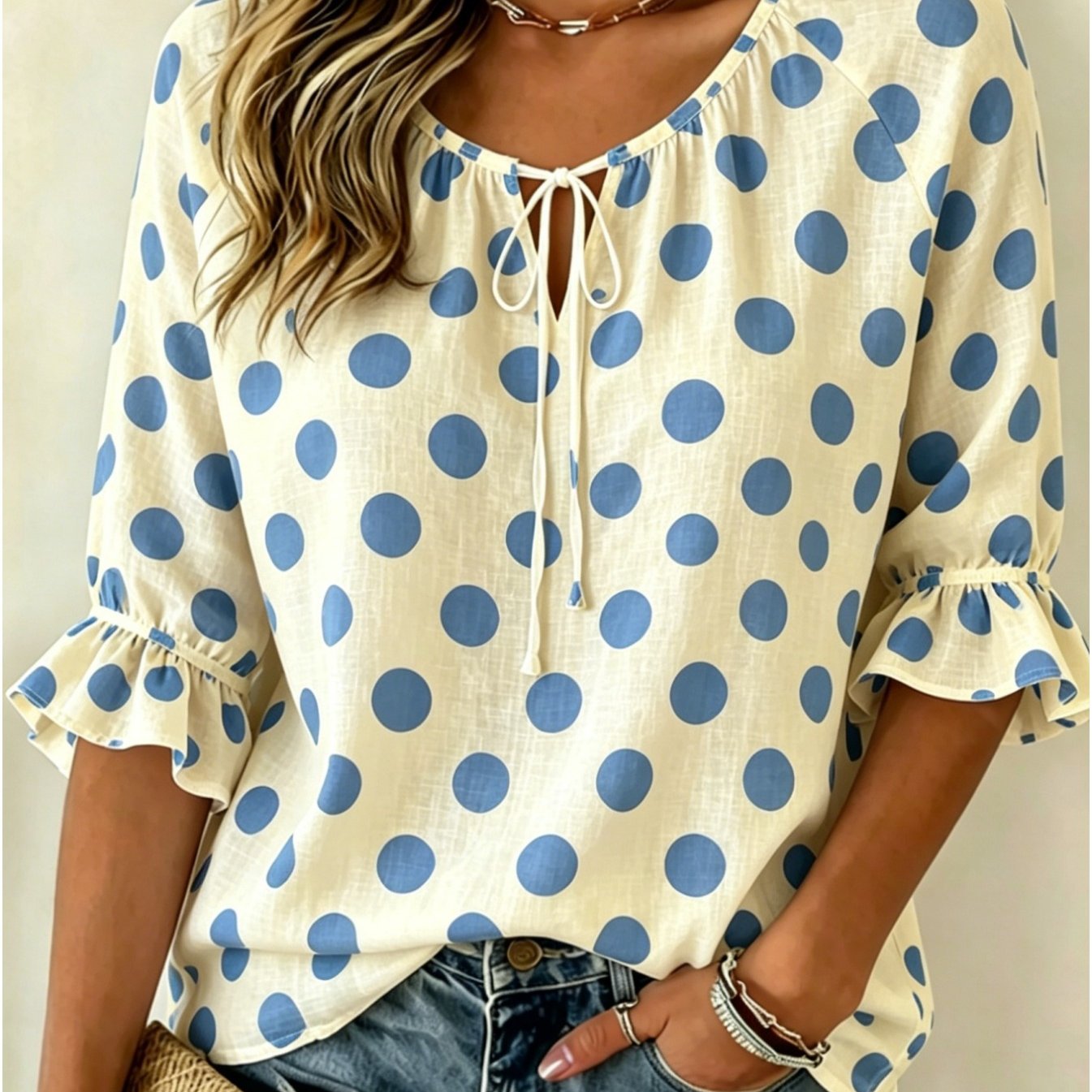 Camicia casual con colletto primavera/estate, per tutti i giorni.