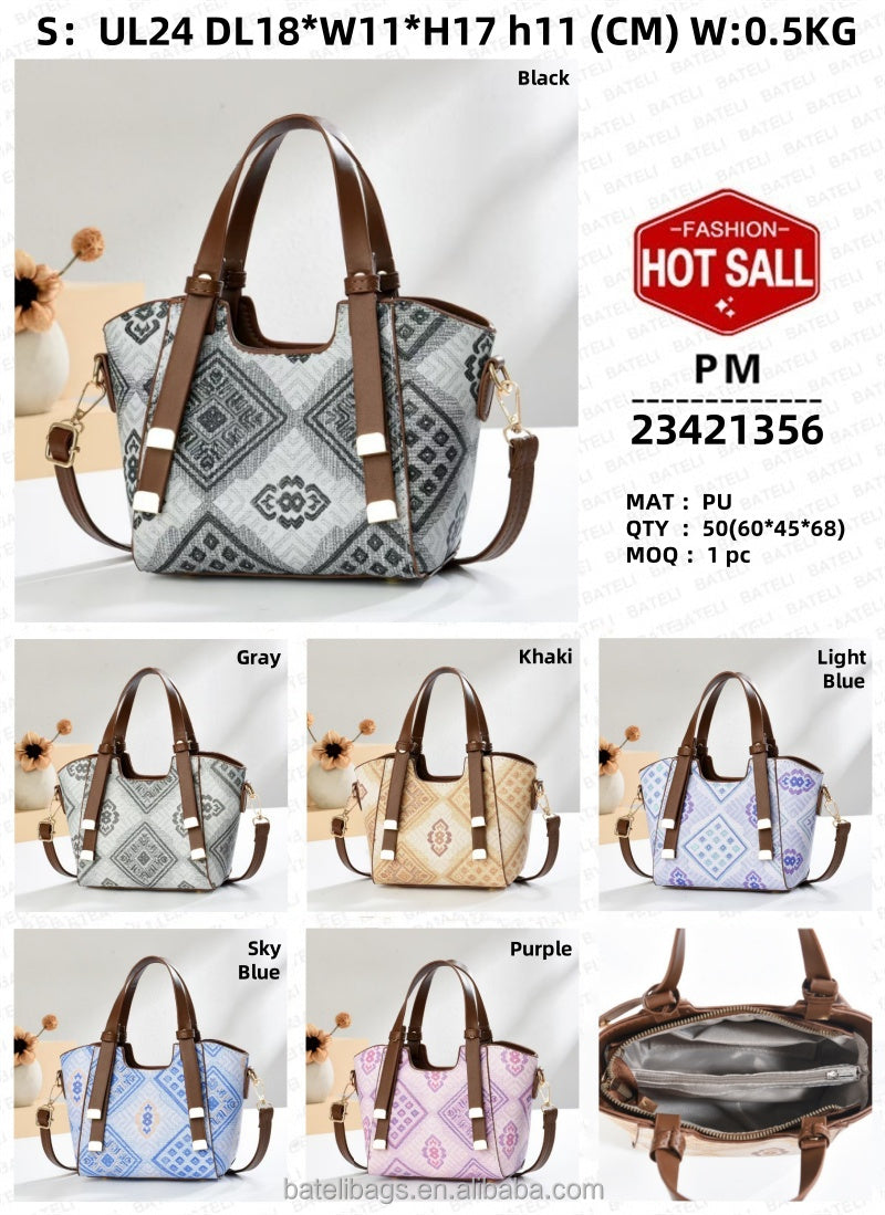 Nuovo modello Borsa a cuscino Boston a tracolla da donna con ricamo jacquard- Borse di lusso da donna
