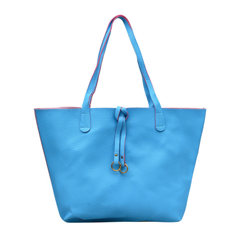 Set di due pezzi con borsa a tracolla da donna con nastro alla moda