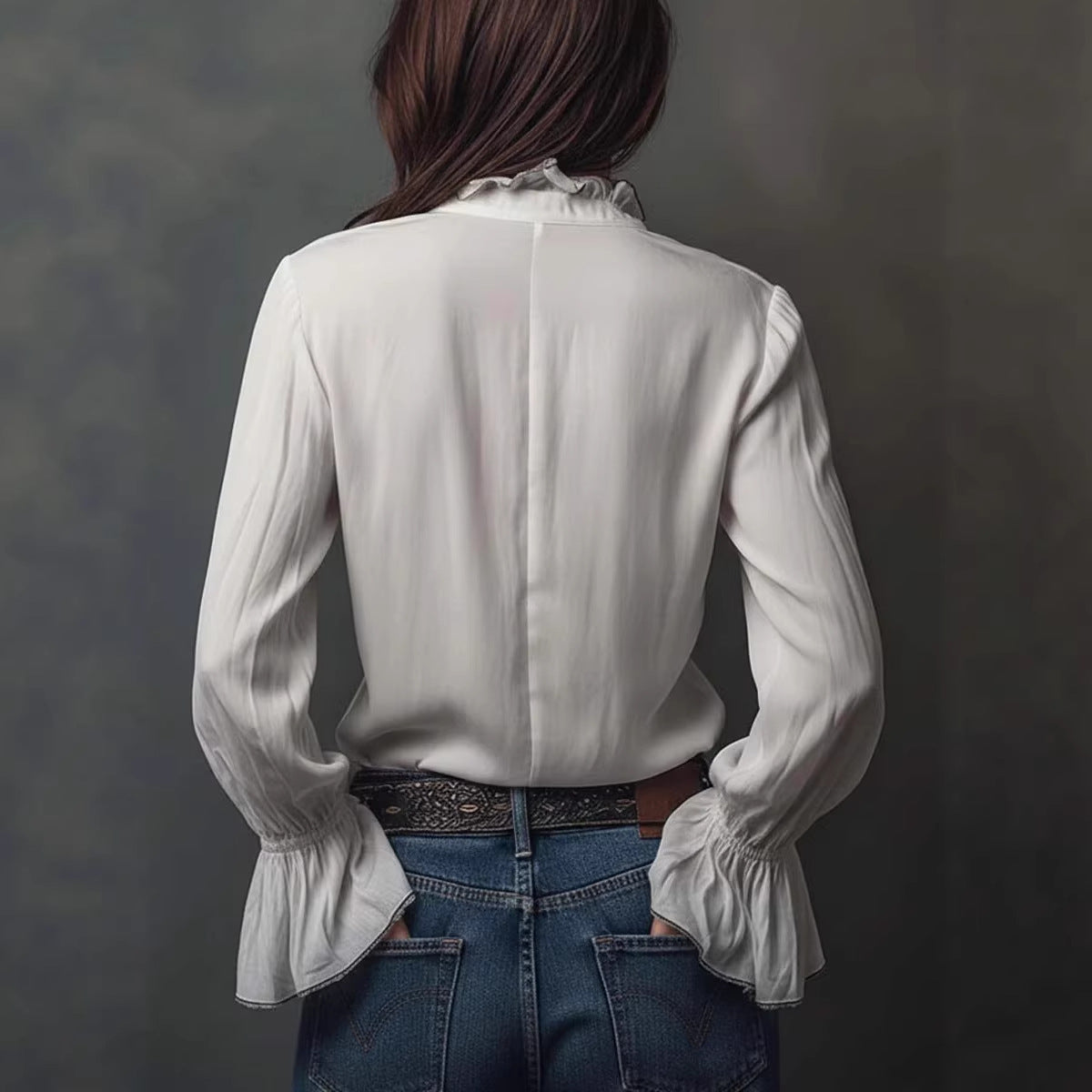 Camicia casual da resort in stile europeo e americano per donna