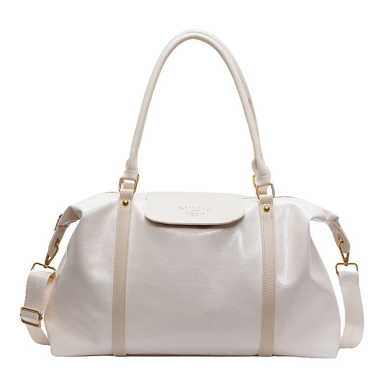 Borsa sportiva a tracolla con separazione per indumenti asciutti e bagnati, borsa da palestra, borsa da viaggio semplice e maneggevole.