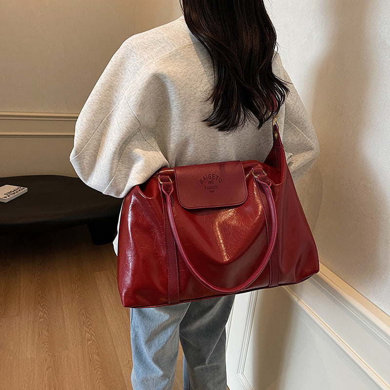 Borsa sportiva a tracolla con separazione per indumenti asciutti e bagnati, borsa da palestra, borsa da viaggio semplice e maneggevole.