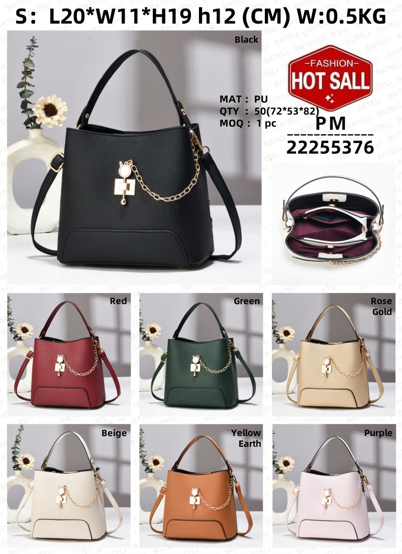 Elegante borsa a tracolla da donna in pelle alla moda