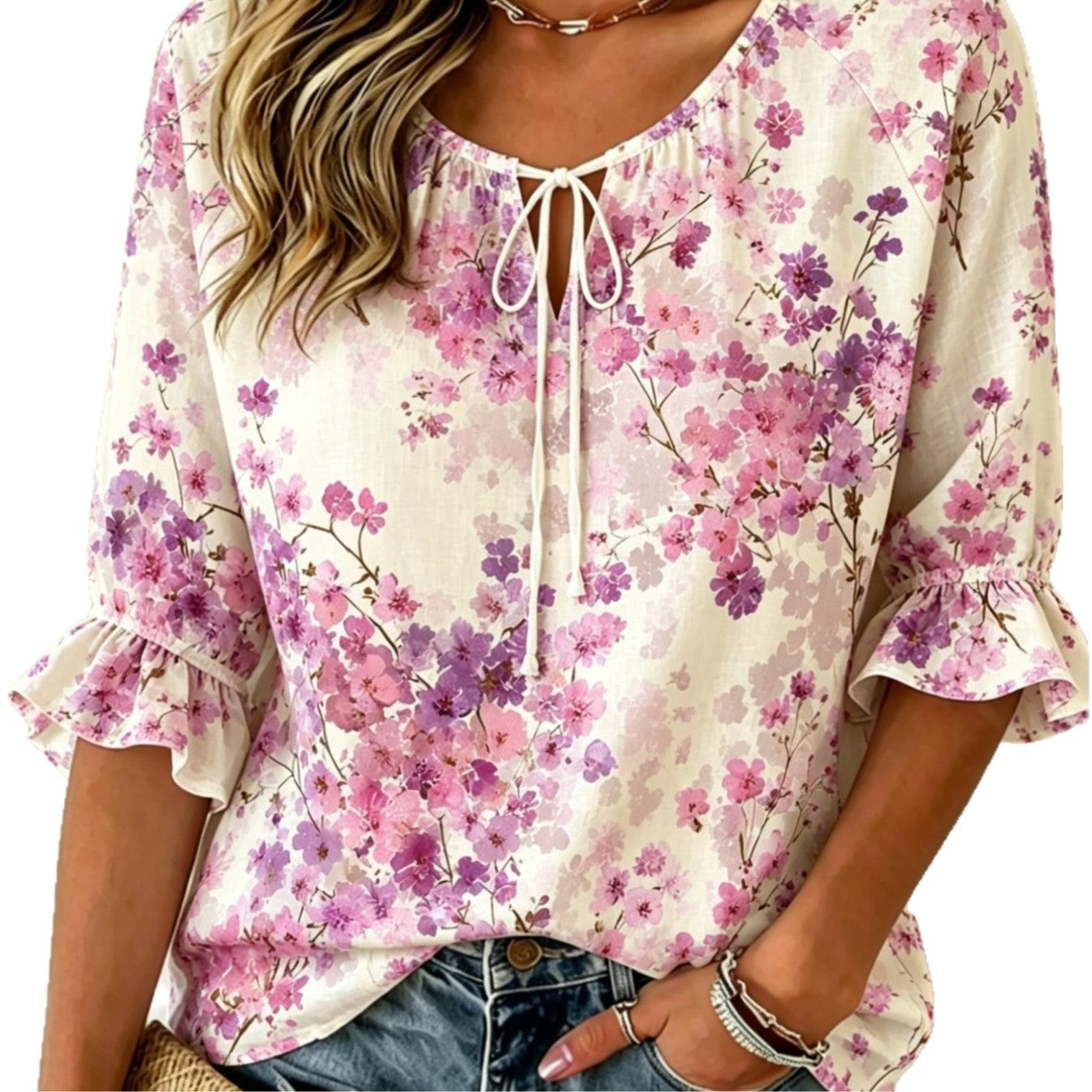 Camicia casual con colletto primavera/estate, per tutti i giorni.