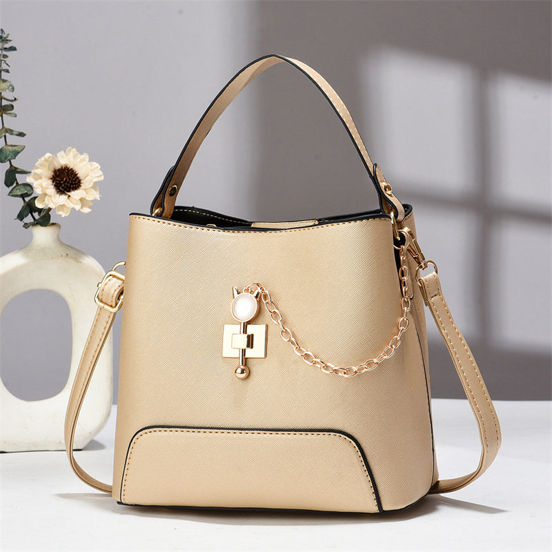 Elegante borsa a tracolla da donna in pelle alla moda