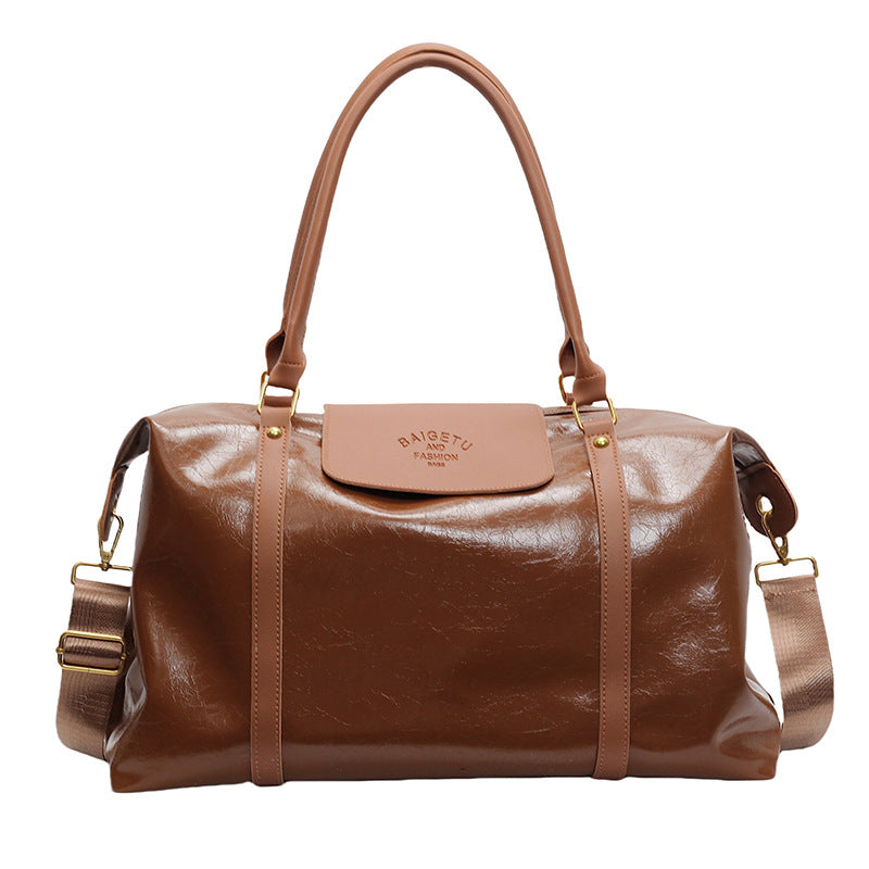 Borsa sportiva a tracolla con separazione per indumenti asciutti e bagnati, borsa da palestra, borsa da viaggio semplice e maneggevole.
