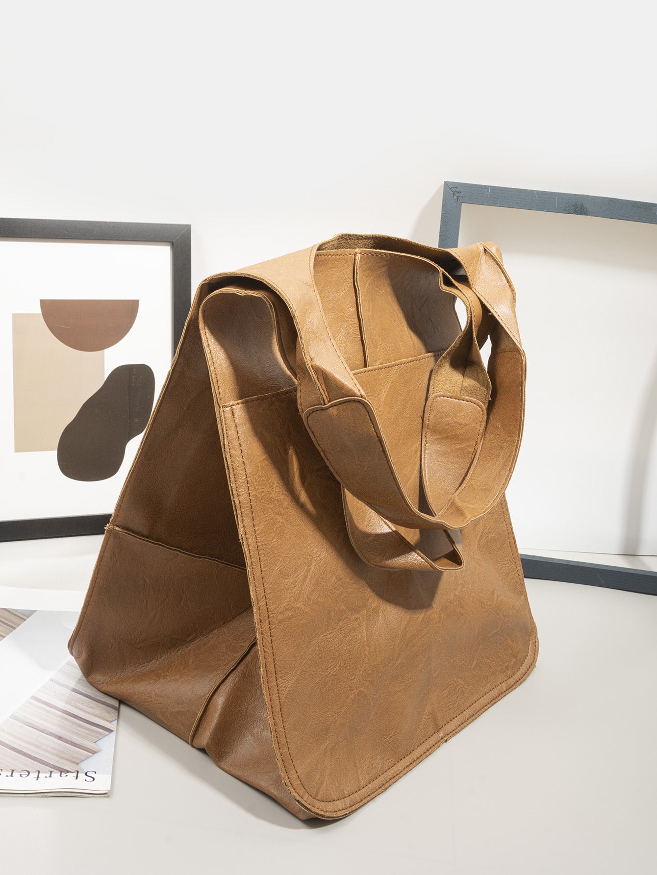 Borse vintage di grande capacità in morbida pelle PU, borsa grande di lusso firmata da donna, borsa a tracolla da spiaggia per le vacanze